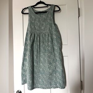 L.L. Bean Girls 100% Cotton Sundress Size Large